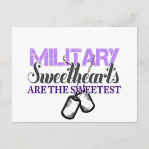 Military sweethearts postcard