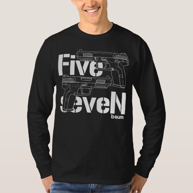 military t-shirts FN Five seveN (Front)
