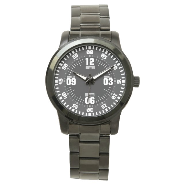 Military tactical operations style black watch (Front)