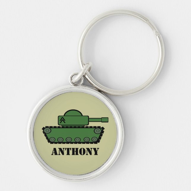 Military Tank Key Ring (Front)