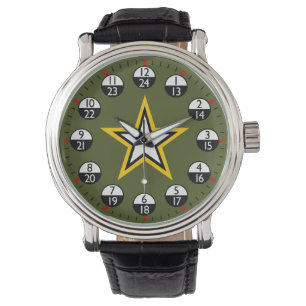 Military Time 24 hour Watch