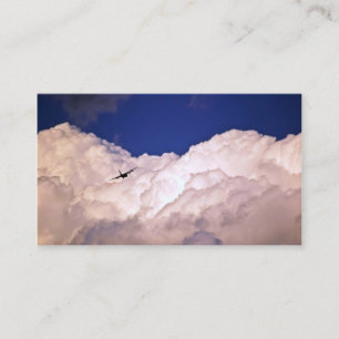 Military Transport Aeroplane by Shirley Taylor Business Card