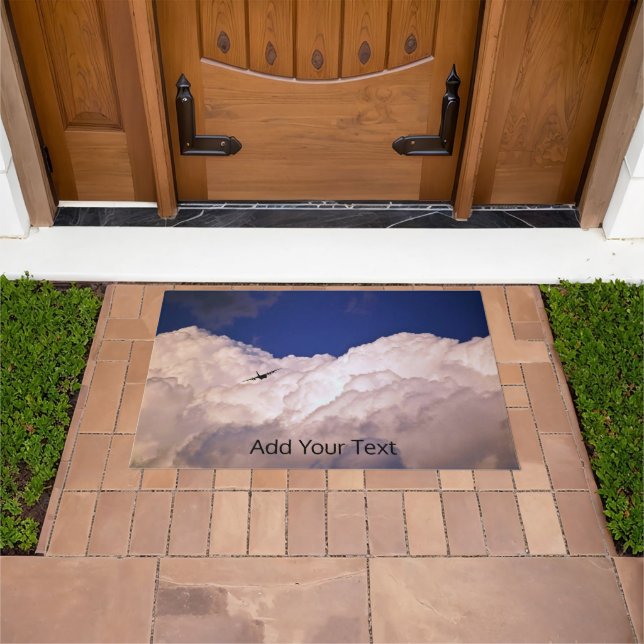Military Transport Aeroplane by Shirley Taylor  Doormat (Outdoor)