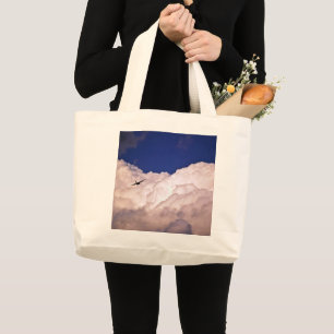 Military Transport Aeroplane by Shirley Taylor  Large Tote Bag