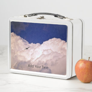 Military Transport Aeroplane by Shirley Taylor Metal Lunch Box