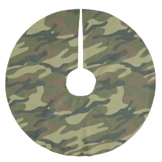 Military Uniform Brushed Polyester Tree Skirt