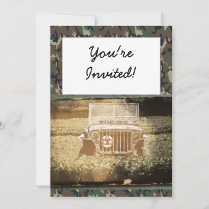 Military Vehicle Invitation