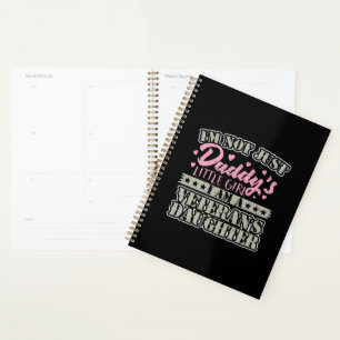 Military Veteran Daughter - Daddy's Little Girl Planner