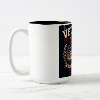Military Veteran Gift Idea - US Veteran Appreciati Two-Tone Coffee Mug