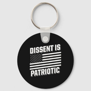 Military Veterans Against Trump Dissent Usa Electi Key Ring