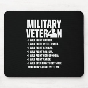 Military Veterans Against Trump Fight Usa Election Mouse Pad
