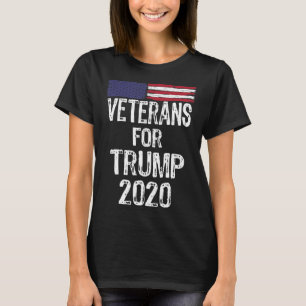 Military Veterans For Trump 2020 Election Anti Joe T-Shirt