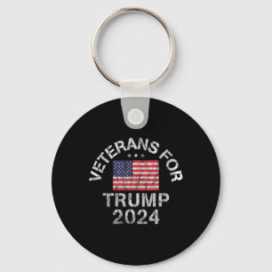 Military Veterans For Trump 2024 Key Ring