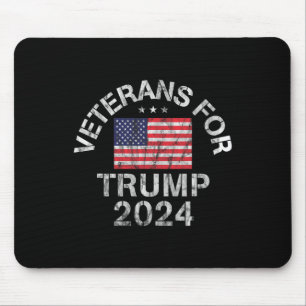 Military Veterans For Trump 2024 Mouse Pad