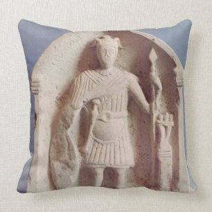Military votive tablet, found at Bisley, Roman (st Cushion