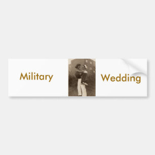 Military Wedding Bumper Sticker