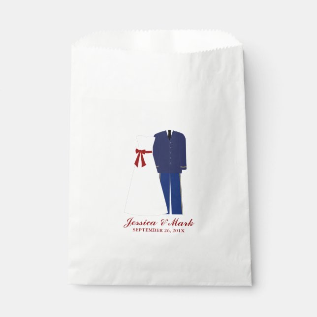 Military Wedding Favour Bag (Front)