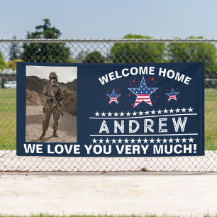 Military Welcome Home Banner - Army National Guard