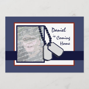 Military Welcome Home Invitation