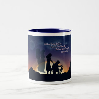 Military Wife Two-Tone Coffee Mug