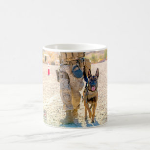 MILITARY WORKING DOG COFFEE MUG