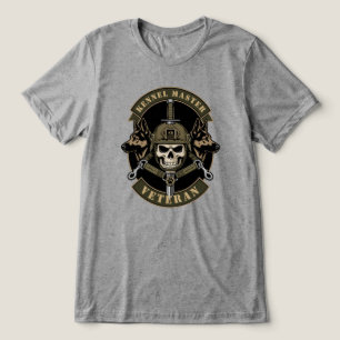 Military Working Dog Veteran K9 Emblem Tri-Blend Shirt