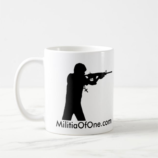 MilitiaOfOne.com Mug (Left)