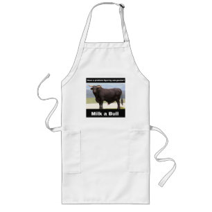Milk a Bull Long Apron