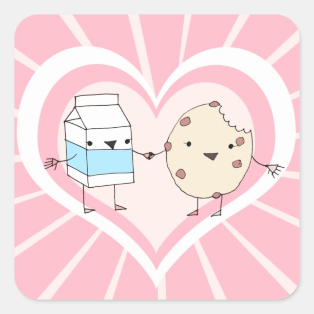 Milk and Cookie Stickers (Front)