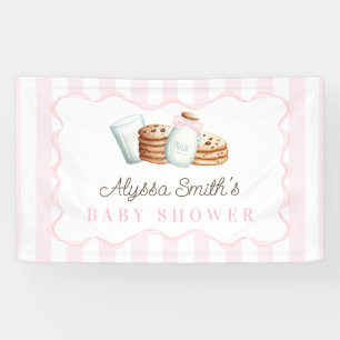 Milk and Cookies Baby Shower Banner