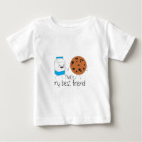 Milk and Cookies Best Friends BFF Friendship Art