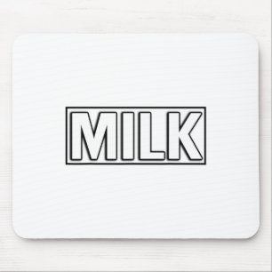 Milk And Cookies Funny Matching Couples Halloween Mouse Pad