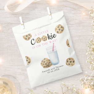 Milk and Cookies Girl Baby shower Favour Bag