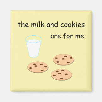 milk and cookies magnet