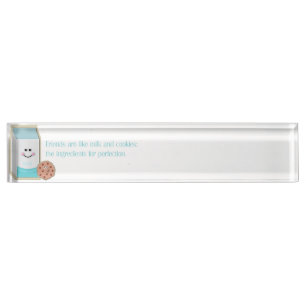 Milk and Cookies Nameplate