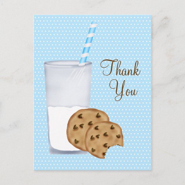 milk and cookies postcard (Front)