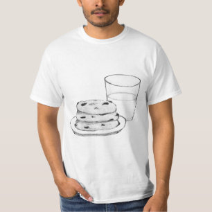 Milk and Cookies Sketch T-Shirt
