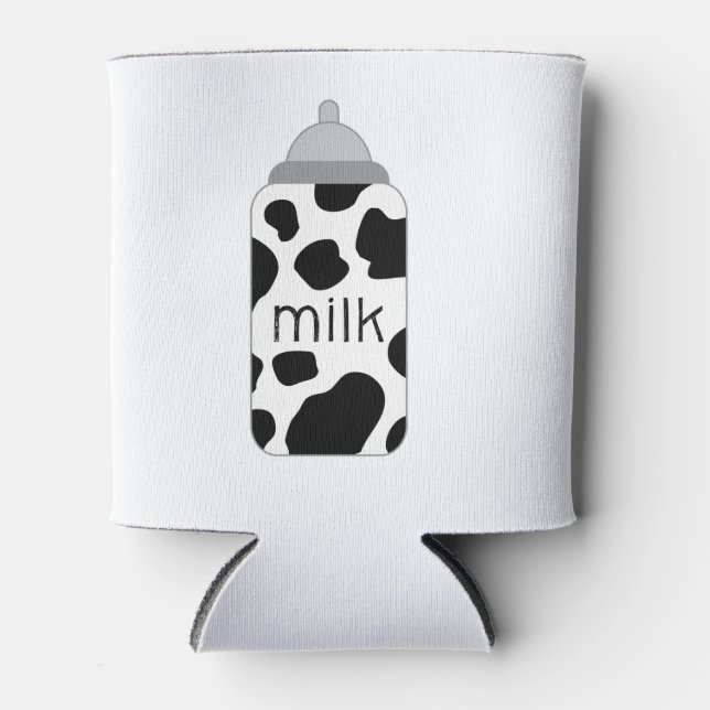 Milk Baby Bottle Can Cooler (Front)