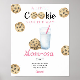 Milk baby shower Momosa bar Poster