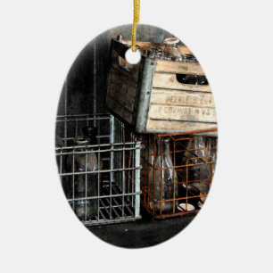 Milk Bottles Ceramic Tree Decoration