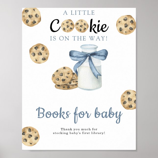 milk bow baby shower Books for baby Poster (Front)