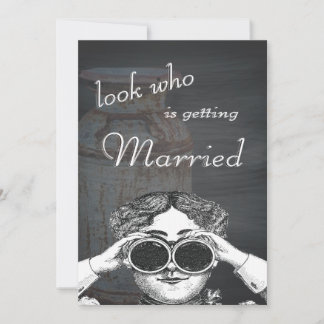 Milk Cans Vintage Metal Rustic Antique Monogram Invitation