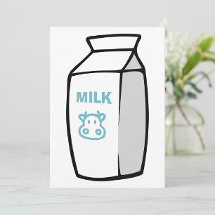 Milk Carton Invitations