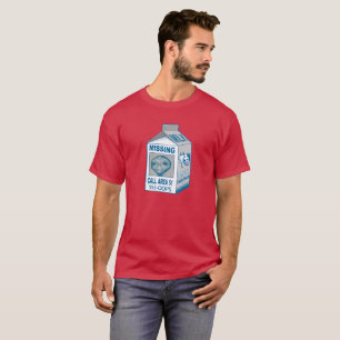 Milk Carton Missing  Alien from Area 51 T-Shirt