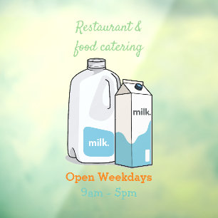 Milk cartoon illustration
