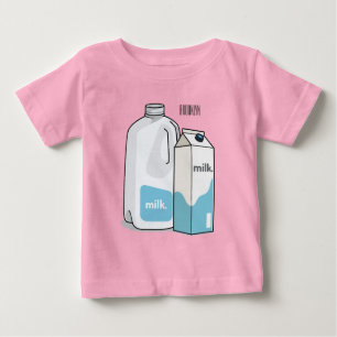 Milk cartoon illustration baby T-Shirt