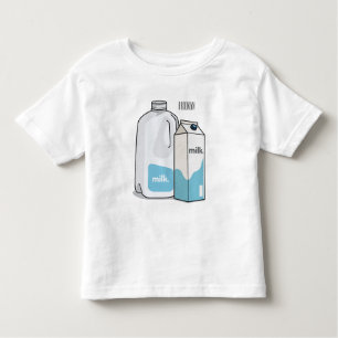 Milk cartoon illustration toddler T-Shirt