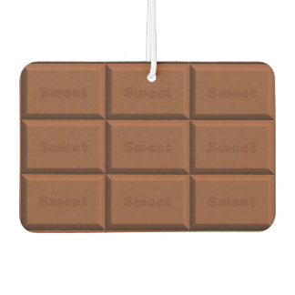 milk chocolate car air freshener