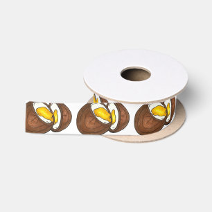 Milk Chocolate Cream Creme Eggs Easter Candy Satin Ribbon