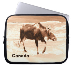 Milk Chocolate Moose Laptop Sleeve